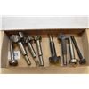 Image 1 : Eight used Forstner bits in assorted sizes