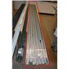 Image 1 : Eight 10' length and one 6' lengh of metal track, same dimensions as lot 686- . (Update for March 27