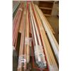 Image 1 : sixteen 8' length of 3/4" half round moulding - . (Update for March 27th. This item will be stored a