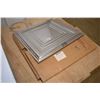 Image 1 : Nine 2' X 2' Traditions bare metal finish ceiling panels- . (Update for March 27th. This item will b