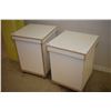 Image 1 : Two shop made glue pots on castors -. (Update for March 27th. This item will be stored at the Ward's