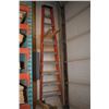 Image 1 : Sturdy brand 9' aluminium and fibreglass ladder-. (Update for March 27th. This item will be stored a