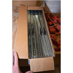 Full box of 20 count 20" long Accuride drawer glides part no. C3832-E20P-. (Update for March 27th. T