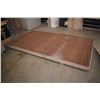 Image 1 : 4" X 8' sheet of good one side Sappele veneer K3 core board -. (Update for March 27th. This item wil
