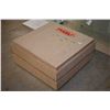 Image 1 : Ten pieces of tempered 6mm glass 21 5/8" X 21 5/8" -. (Update for March 27th. This item will be stor