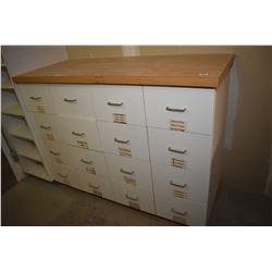 Sixteen drawer hardware cabinet -. (Update for March 27th. This item will be stored at the Ward's Au