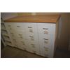 Image 1 : Sixteen drawer hardware cabinet -. (Update for March 27th. This item will be stored at the Ward's Au