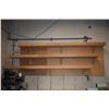 Image 1 : Large wall mount three tier material handling shelf-. (Update for March 27th. This item will be stor