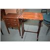 Image 1 : Occasional table, note was once part of a set of nesting tables and a mid 20th century sewing cabine
