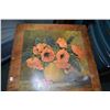 Image 2 : Vintage folding card table with still-life panel