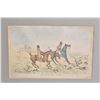 Image 2 : Four framed fox hunt scene motif coloured prints