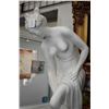 Image 2 : Vintage framed love story tapestry and a 34" high plaster nude statue