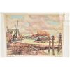 Image 2 : Framed print titled "Friendly Haven" by Nicholas Hornyasky