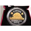 Image 2 : Four Royal Canadian Mint 31.38 gram 99.99% fine silver 5 cent proof coins including 2015 "Legacy of 
