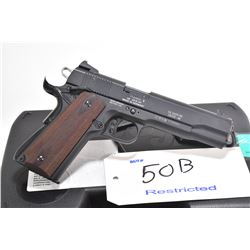 Restricted handgun Sig Sauer model 1911-22, .22 LR ten shot semi automatic, w/ bbl length 127mm [Bla