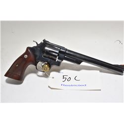 Restricted handgun Smith & Wesson model 29-3, .44 Rem Mag six shot double action revolver, w/ bbl le