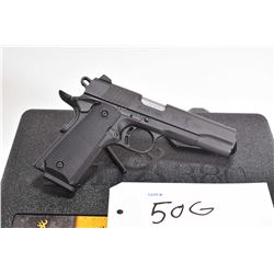 Restricted handgun Browning model 1911 - Black Label, .380 Auto seven shot semi automatic, w/ bbl le