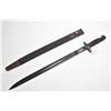 Image 1 : Antique bayonet with scabbard labeled by consignor (British P 1907, Enfield- EFD). 17" blade stamped