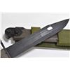 Image 5 : New military surplus bayonet with scabbard labeled by consignor "CF issue 2000" marked on blade "Mad