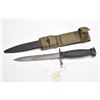 Image 1 : Vintage bayonet with scabbard marked by consignor " Canada C-7" stamped on hilt C-7 Mella with 6 3/4