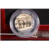 Image 9 : Wood cased Bradford Exchange Mint set of eight silver plated "The Anniversary of D-Day Proof   Coin 