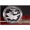 Image 4 : Wood cased Bradford Exchange Mint set of eight silver plated " World War II Bomber Collection" one c