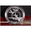 Image 5 : Wood cased Bradford Exchange Mint set of eight silver plated " World War II Bomber Collection" one c