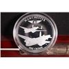 Image 9 : Wood cased Bradford Exchange Mint set of eight silver plated " World War II Bomber Collection" one c