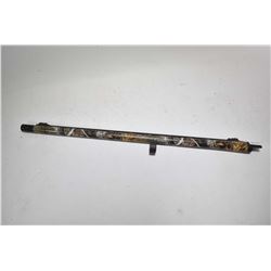 Ribbed Remington 870 shotgun barrel 25 1/2" in length with fixed front post and fiber optic rear sig