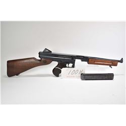 Prohib 12-2 rifle Thompson model M1A1, .45 ACP five shot full automatic, w/ bbl length 267mm [Blued 