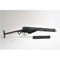 12-3 rifle Sten model MK III, 9mm five shot converted auto, w/ bbl length 197mm [Blued style finish,