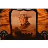 Image 2 : John Wayne theme wall mount rifle rack.