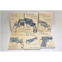 Six reissue firearms manuals including Colt, Ruger etc.