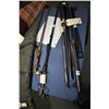 Image 2 : Large selection of rifle and shotgun barrels, a Slavia 620 air rifle with no stock, three soft cases
