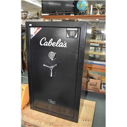 Cabala's Liberty Safe, model D27, serial no. L001759981, 60"X36"X22" set up to store 30 long guns wi