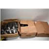 Image 1 : Three boxes of twelve    traps including Blake & Lamb long spring no.3, Montgomery trigger latch no.