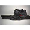 Image 1 : Canvas duffle bag and contents including webbed shooters vest, Daniel Defense fixed front and rear s