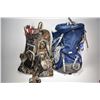 Image 1 : Two backpacks including a Excalibur True Timber archery pack with twelve arrows and a Mountaintop hi