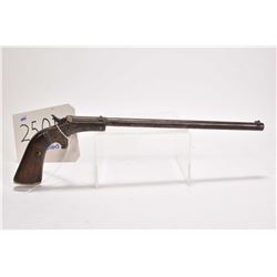 Restricted handgun Stevens model Reliable 42 Pocket rifle, .22 LR single shot hinge break, w/ bbl le