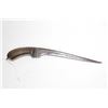 Image 1 : 19th century middle eastern Churi, wooden nailed grip, brass accents, slightly chipped 10 1/4" blade