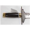 Image 2 : Unknown Javanese Kris with 11 3/4" blade, wooden and brass grip, 16" overall length