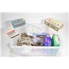 Image 1 : Selection of .44 cal reloading supplies including brass, lead, primers and dies