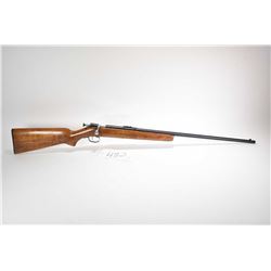 Non-Restricted rifle Winchester model 67, ,22 S, L & LR single shot bolt action, w/ bbl length 27 1/