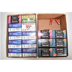 Sixteen 25 count boxes of 12 gauge target loads, various makers