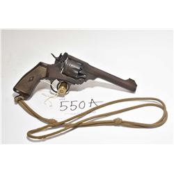 Restricted handgun Webley model Mark VI, .455 six shot hinge break double action, w/ bbl length 152m