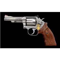 Angelo Bee Eng'd/Gold Inlaid S&W M.67 Revolver