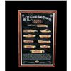 Image 1 : Framed Ltd. Ed. Case Knife Mint Set