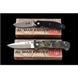 Lot of 2 New 1st Prod. Al Mar Knives