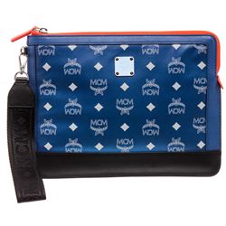 MCM Blue Nylon Resnick iPad Case