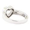 Image 3 : Heart Motif Ring - 18KT White Gold